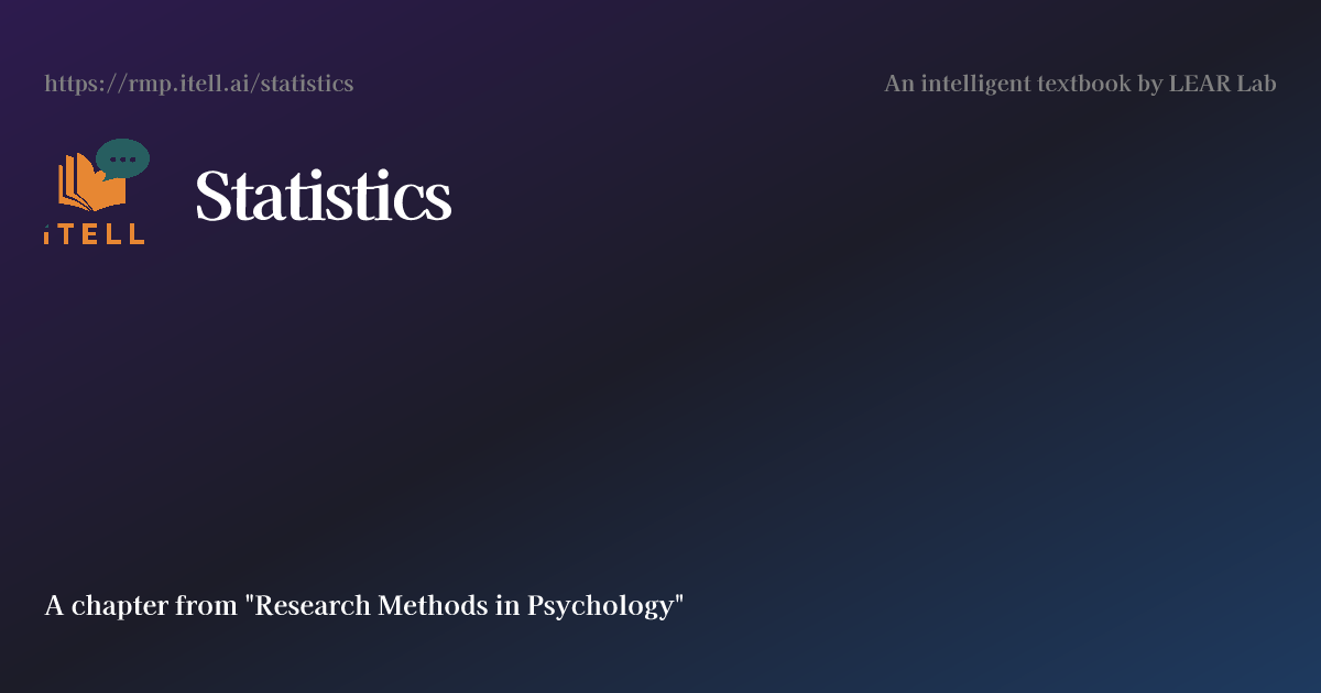 Statistics | Research Methods in Psychology